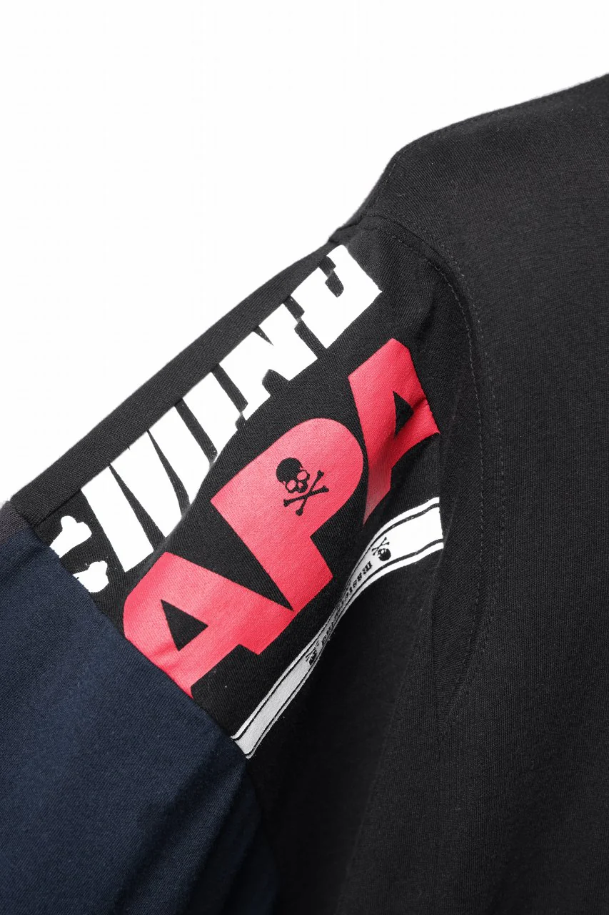 mastermind JAPAN x CHANGES exclusive ReBUILD T-SHIRT / OVERFIT (BLACK #B) - Image 9