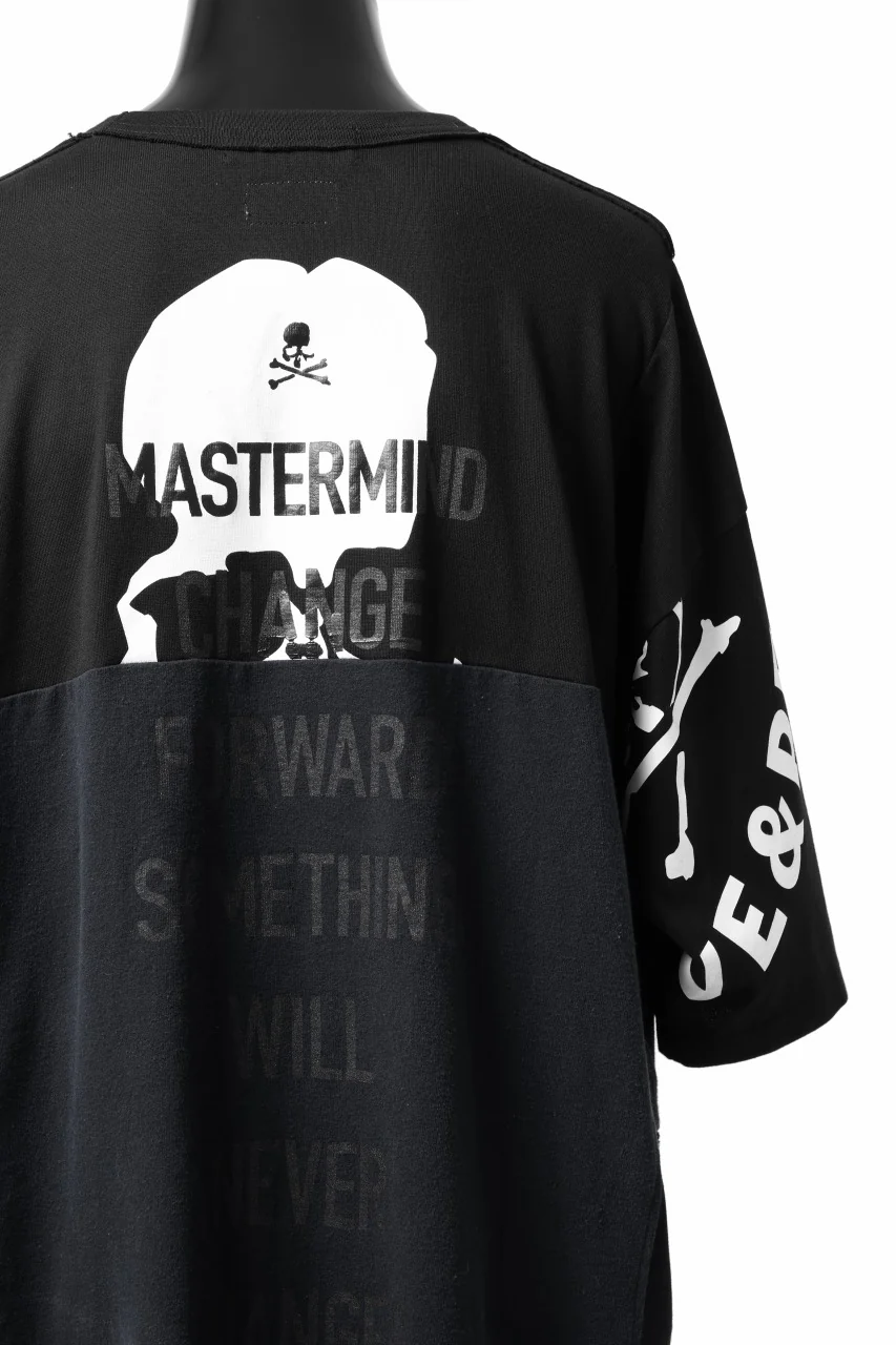 mastermind JAPAN x CHANGES exclusive ReBUILD T-SHIRT / OVERFIT (BLACK #C) - Image 20