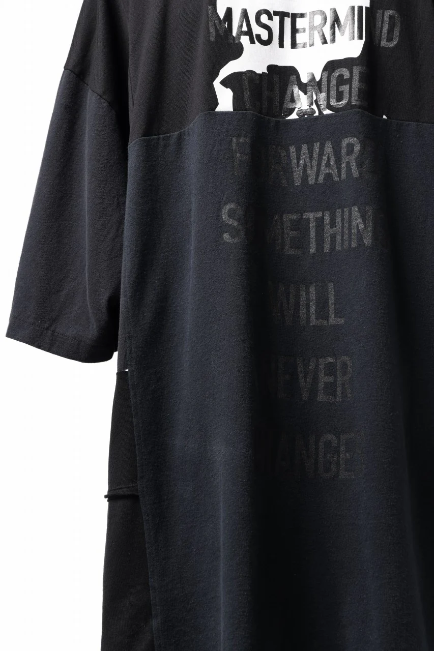 mastermind JAPAN x CHANGES exclusive ReBUILD T-SHIRT / OVERFIT (BLACK #C) - Image 21