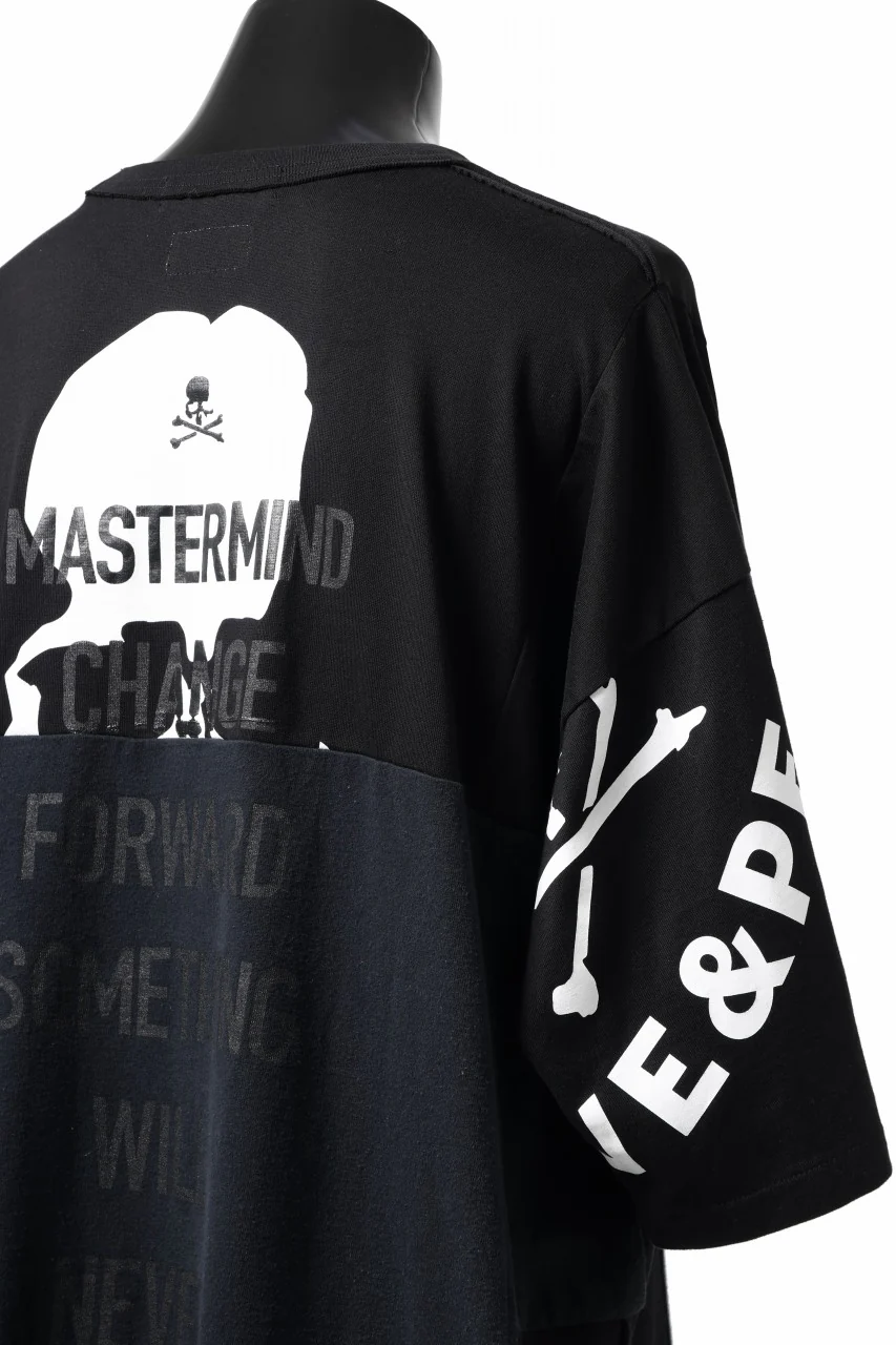 mastermind JAPAN x CHANGES exclusive ReBUILD T-SHIRT / OVERFIT (BLACK #C) - Image 22
