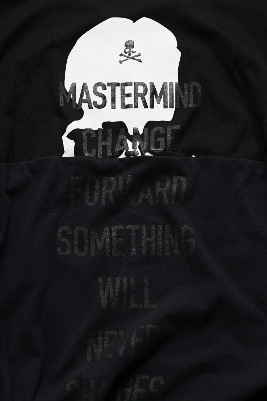 mastermind JAPAN x CHANGES exclusive ReBUILD T-SHIRT / OVERFIT (BLACK #C) - Image 8