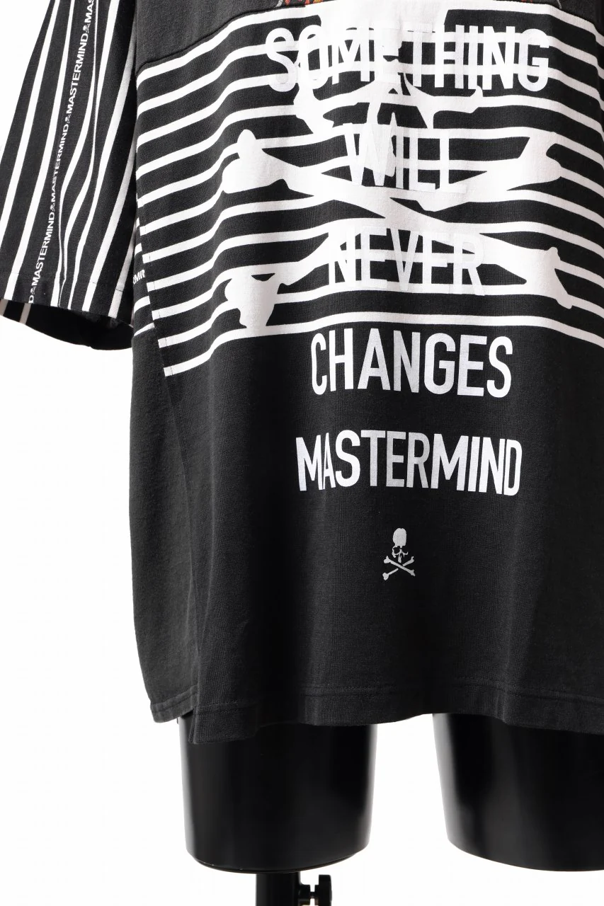 mastermind JAPAN x CHANGES exclusive ReBUILD T-SHIRT / REGULARFIT (BLACK #A) - Image 10