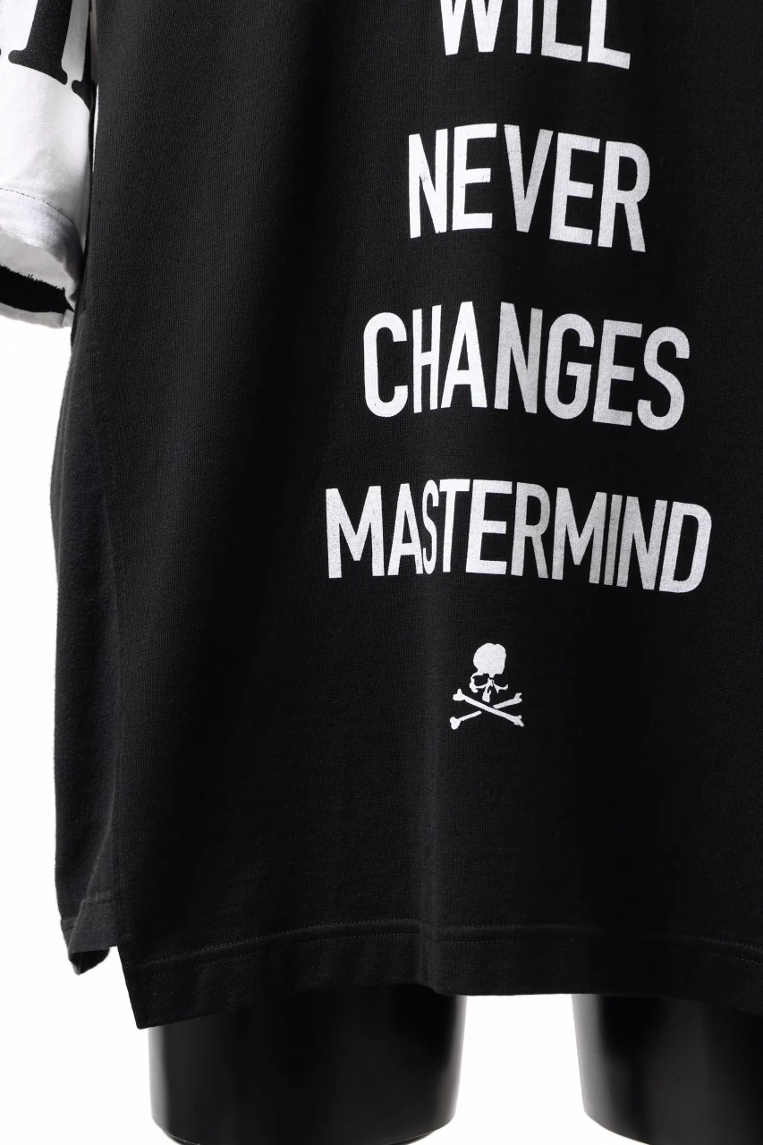 mastermind JAPAN x CHANGES exclusive ReBUILD T-SHIRT / REGULARFIT (BLACK #B) - Image 11