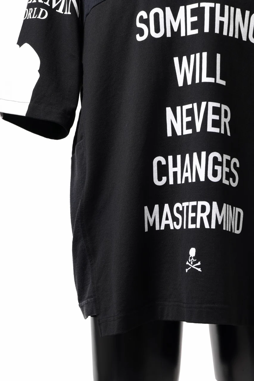 mastermind JAPAN x CHANGES exclusive ReBUILD T-SHIRT / REGULARFIT (BLACK #D) - Image 8