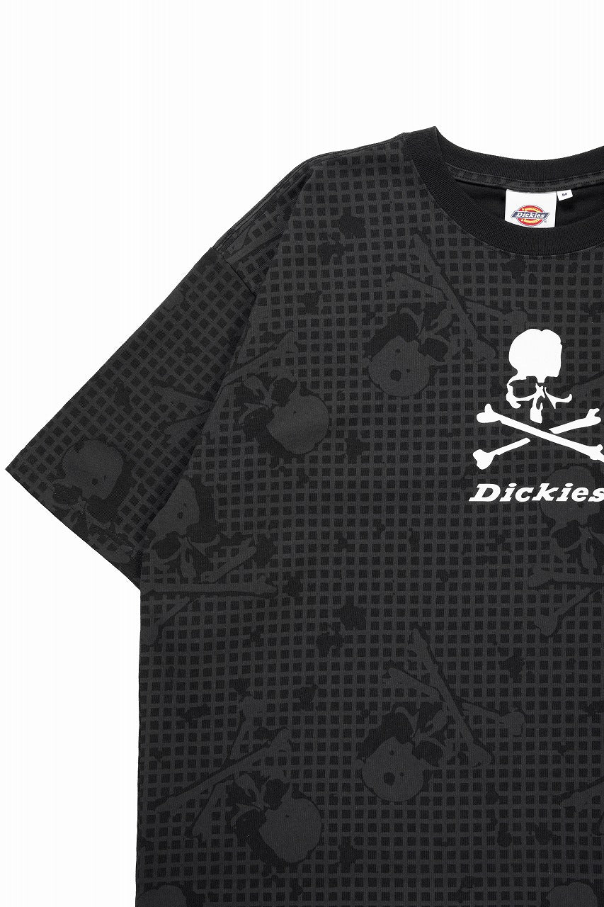 mastermind JAPAN x Dickies NIGHT CAMO SS TEE (BLACK) - Image 6