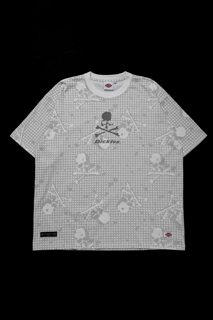 mastermind JAPAN x Dickies NIGHT CAMO SS TEE (WHITE)