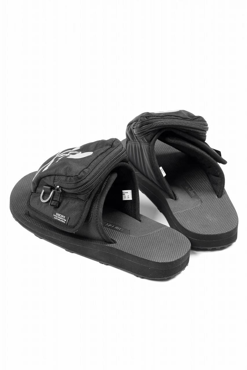 mastermind JAPAN x SUICOKE SANDAL POCK-LB (BLACK) - Image 5