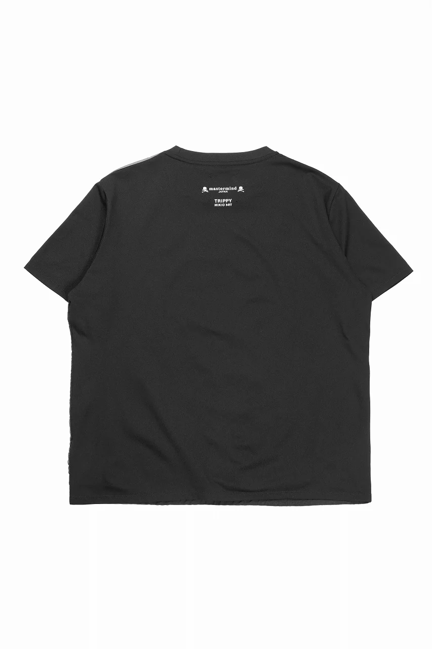 mastermind JAPAN x TRIPPY MIKIO ART S/S TEE MONALIZA (BLACK) - Image 2