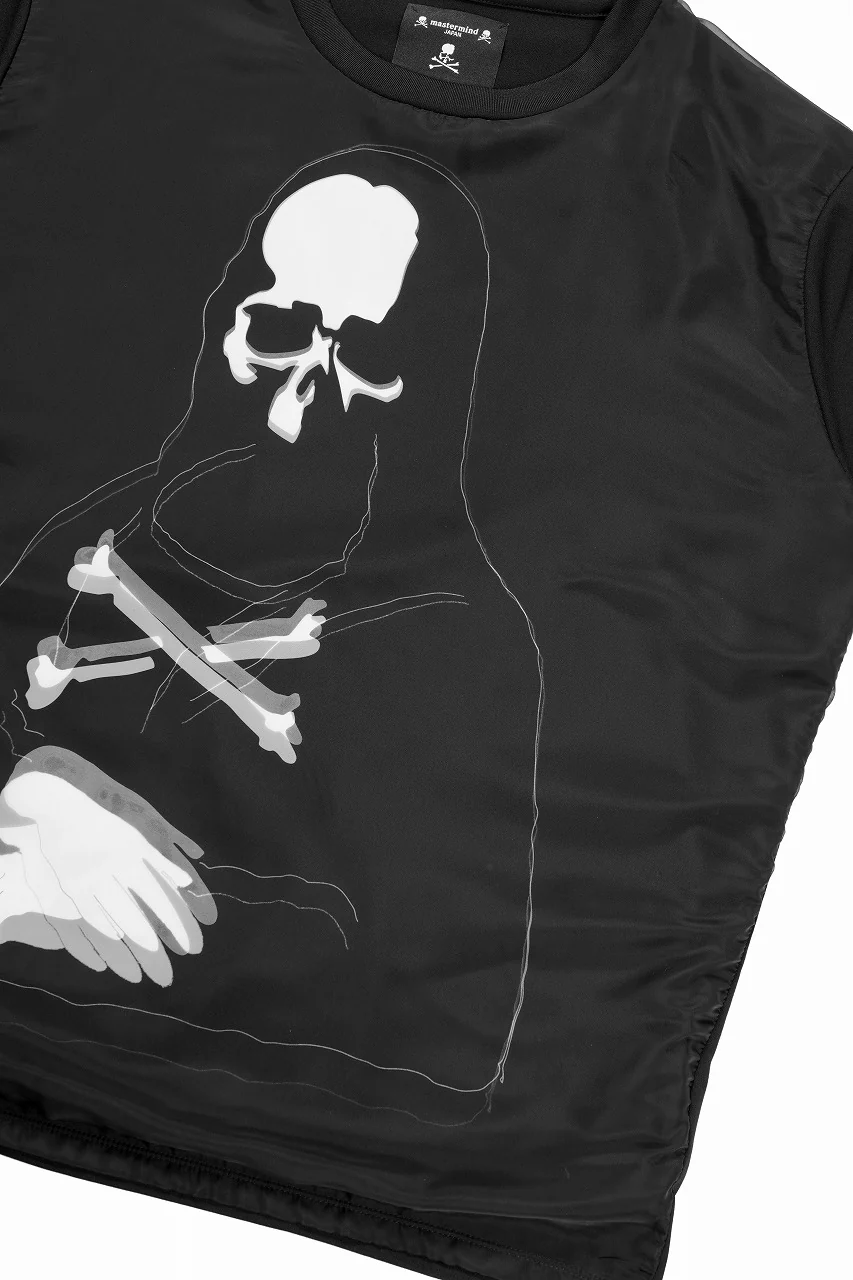 mastermind JAPAN x TRIPPY MIKIO ART S/S TEE MONALIZA (BLACK) - Image 4