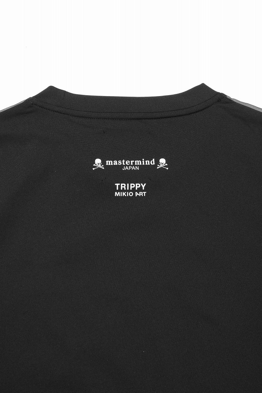 mastermind JAPAN x TRIPPY MIKIO ART S/S TEE MONALIZA (BLACK) - Image 5