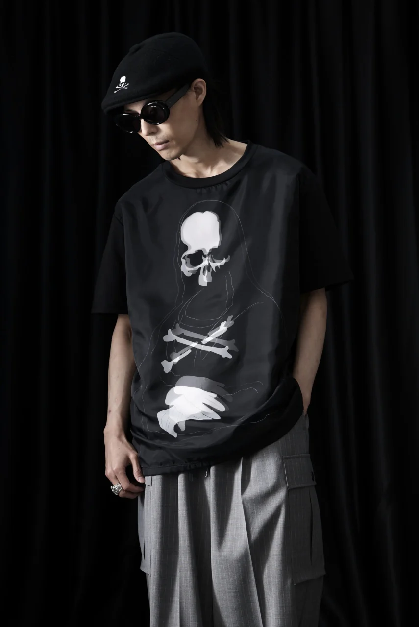 mastermind JAPAN x TRIPPY MIKIO ART S/S TEE MONALIZA (BLACK) - Image 8