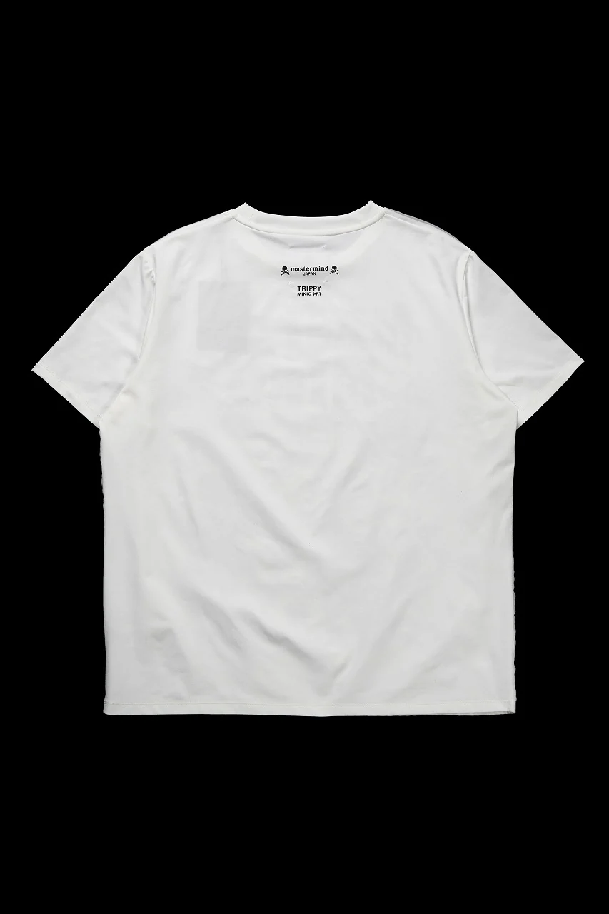 mastermind JAPAN x TRIPPY MIKIO ART S/S TEE ROCK STARS (WHITE) - Image 5