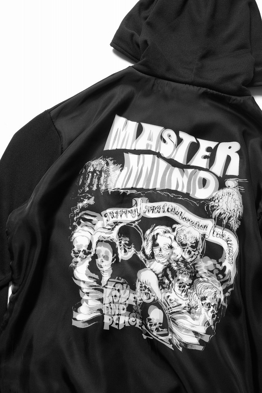 mastermind JAPAN x TRIPPY MIKIO ART ZIP PARKA ROCK STARS (BLACK) - Image 4