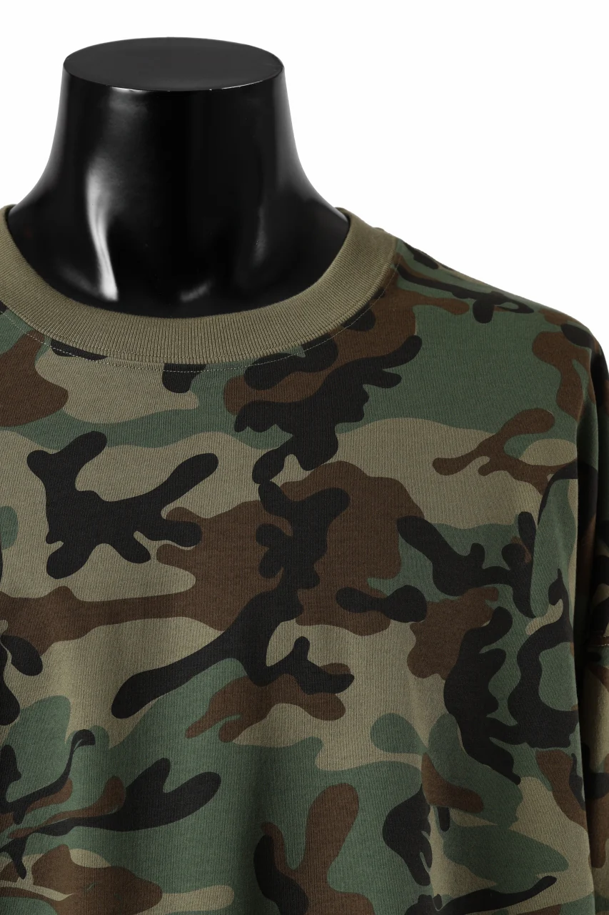 MASTERMIND WORLD CAMO LS TEE / OVERSIZED (WOODLAND) - Image 10