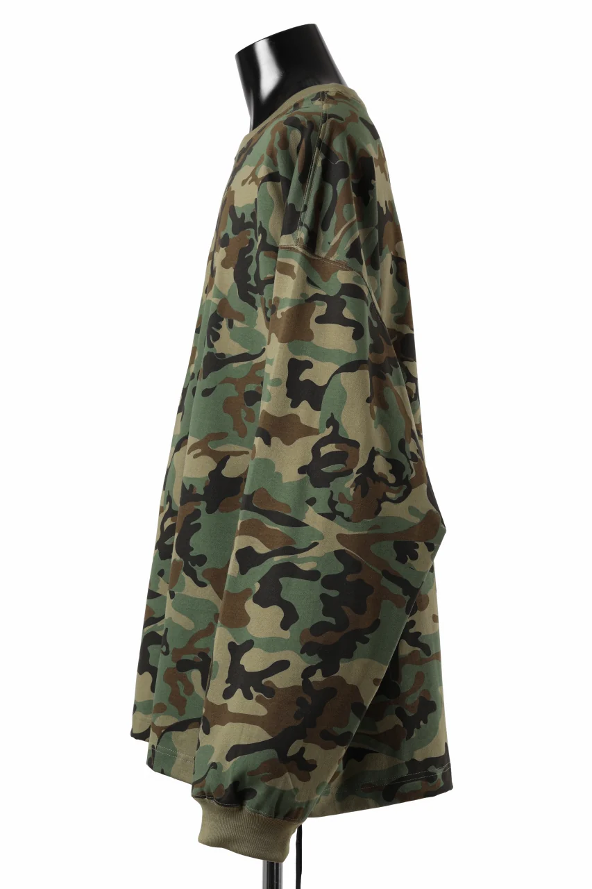 MASTERMIND WORLD CAMO LS TEE / OVERSIZED (WOODLAND) - Image 4