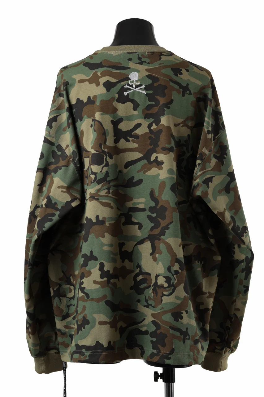 MASTERMIND WORLD CAMO LS TEE / OVERSIZED (WOODLAND) - Image 6