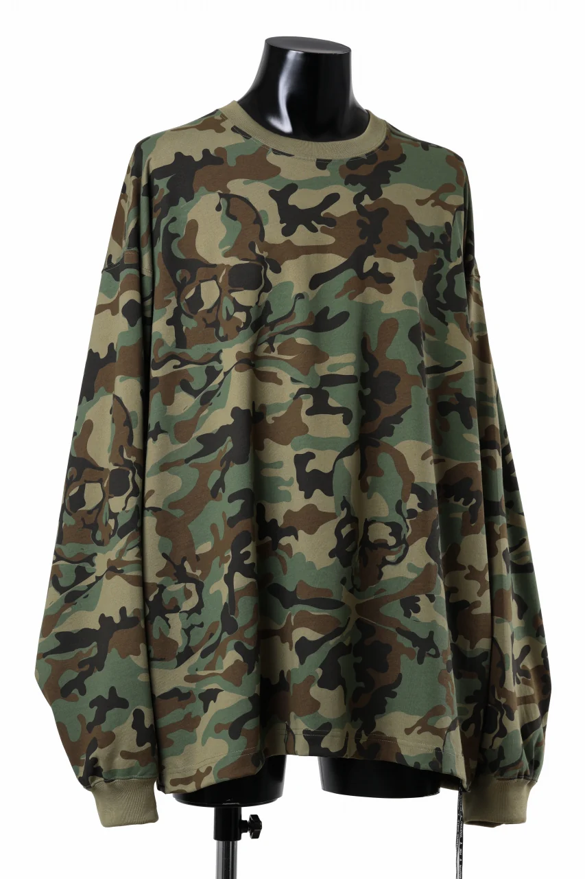 MASTERMIND WORLD CAMO LS TEE / OVERSIZED (WOODLAND) - Image 7