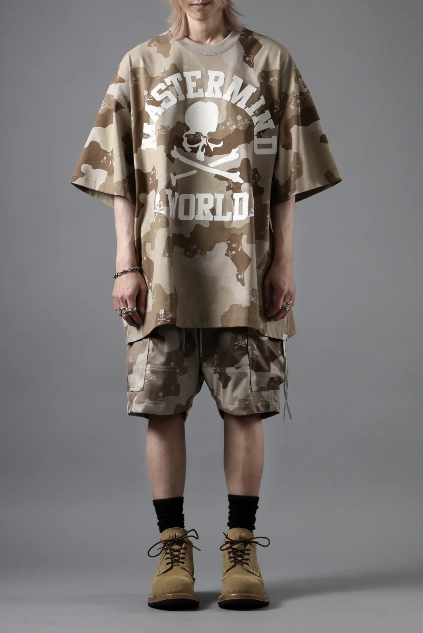 MASTERMIND WORLD CAMO UNIVERSITY TEE / OVERSIZED (DESERT) - Image 29
