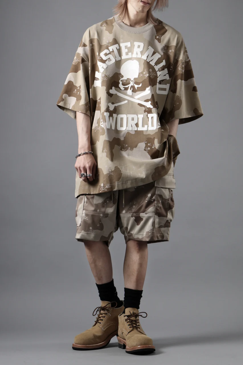 MASTERMIND WORLD CAMO UNIVERSITY TEE / OVERSIZED (DESERT) - Image 30
