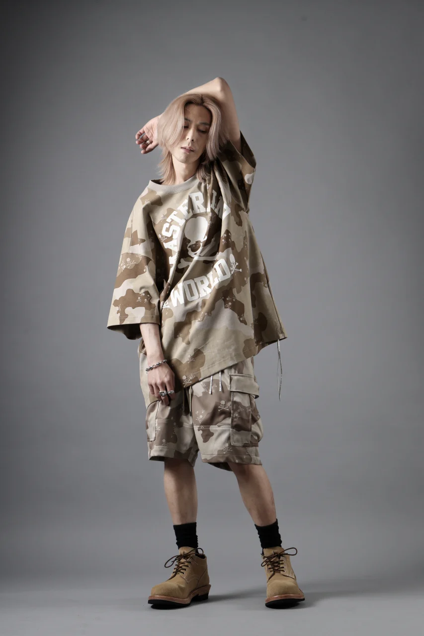 MASTERMIND WORLD CAMO UNIVERSITY TEE / OVERSIZED (DESERT) - Image 37