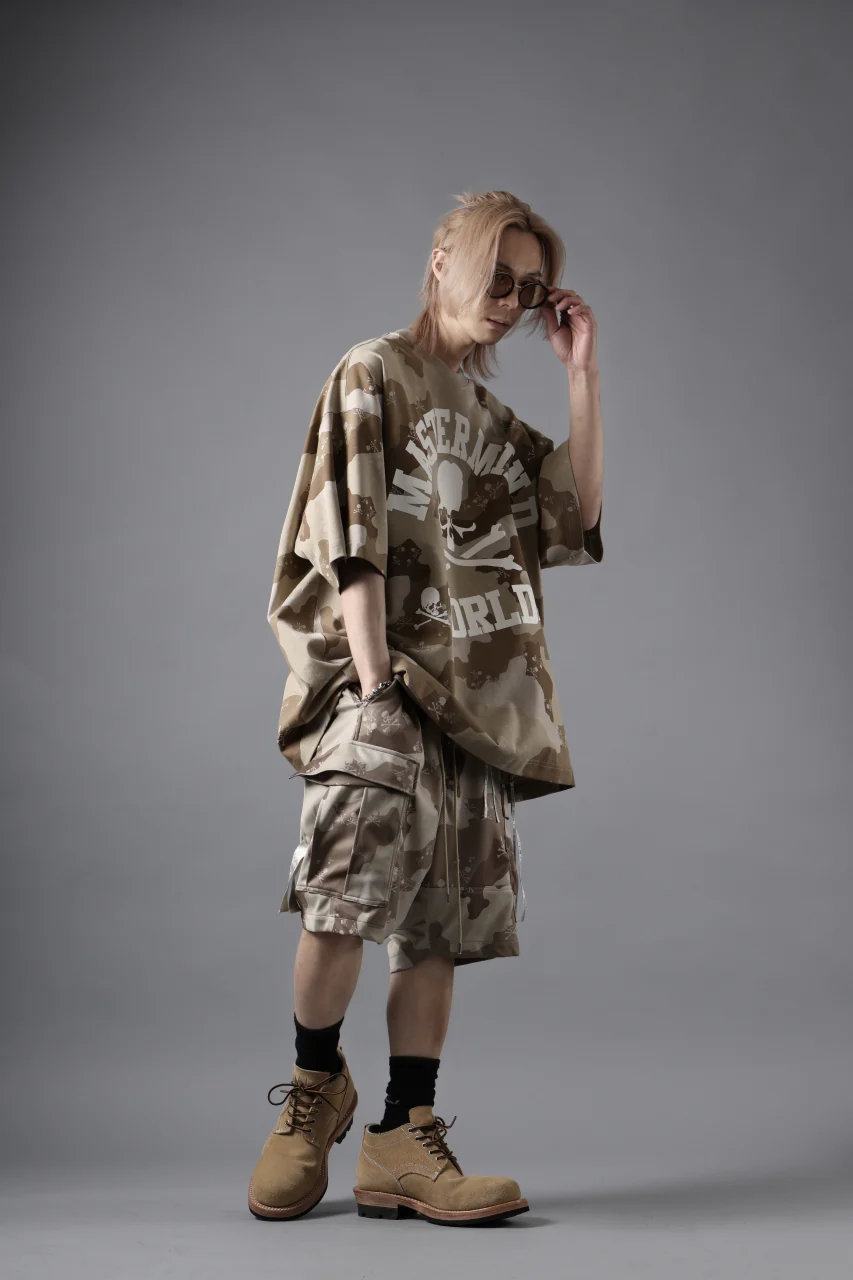 MASTERMIND WORLD CAMO UNIVERSITY TEE / OVERSIZED (DESERT) - Image 39