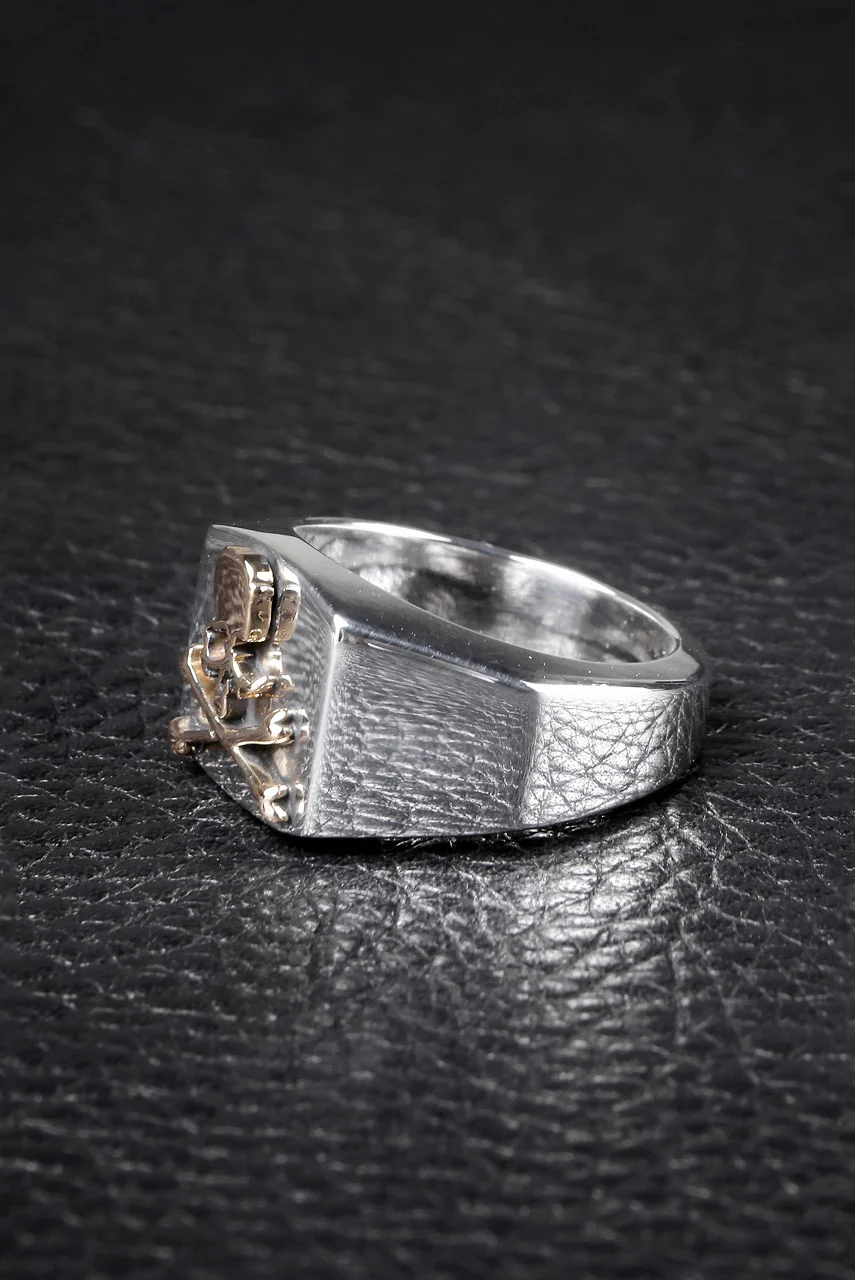 MASTERMIND WORLD COLLEGE RING (GOLD x SILVER) - Image 7