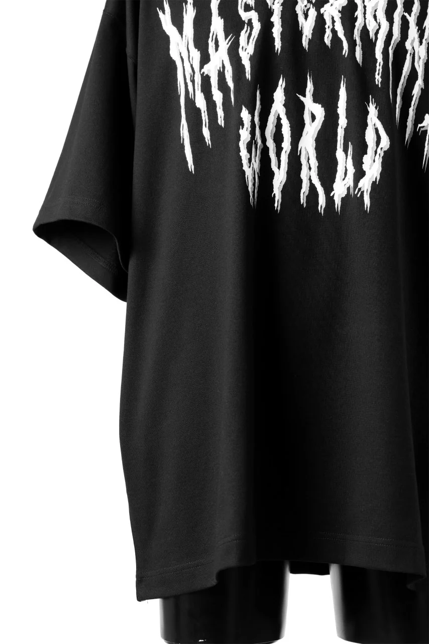 MASTERMIND WORLD DEATH METAL TEE / OVERSIZED (BLACK) - Image 17