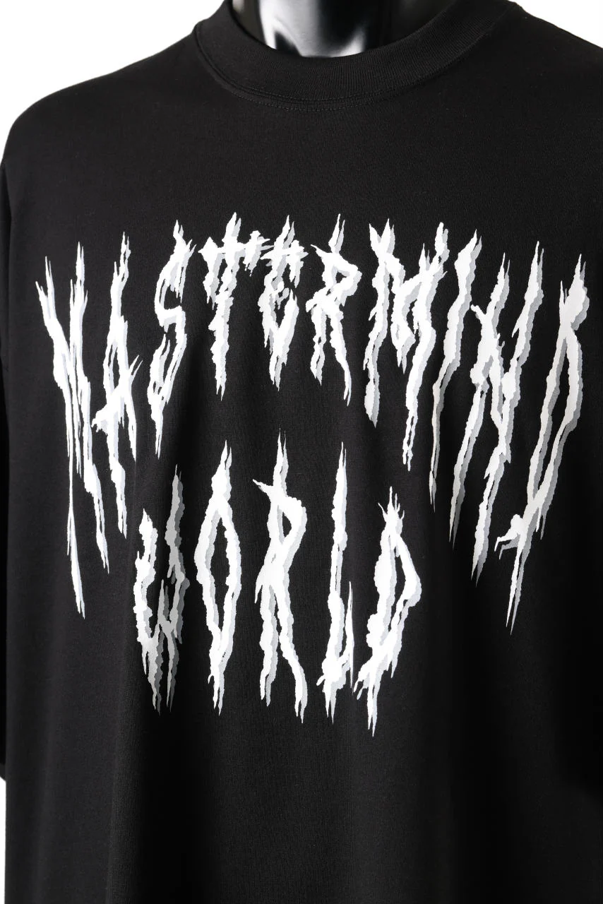 MASTERMIND WORLD DEATH METAL TEE / OVERSIZED (BLACK) - Image 19