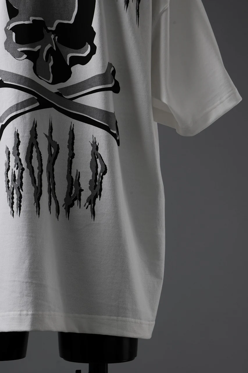 MASTERMIND WORLD DEATH METAL TEE / OVERSIZED (WHITE) - Image 13