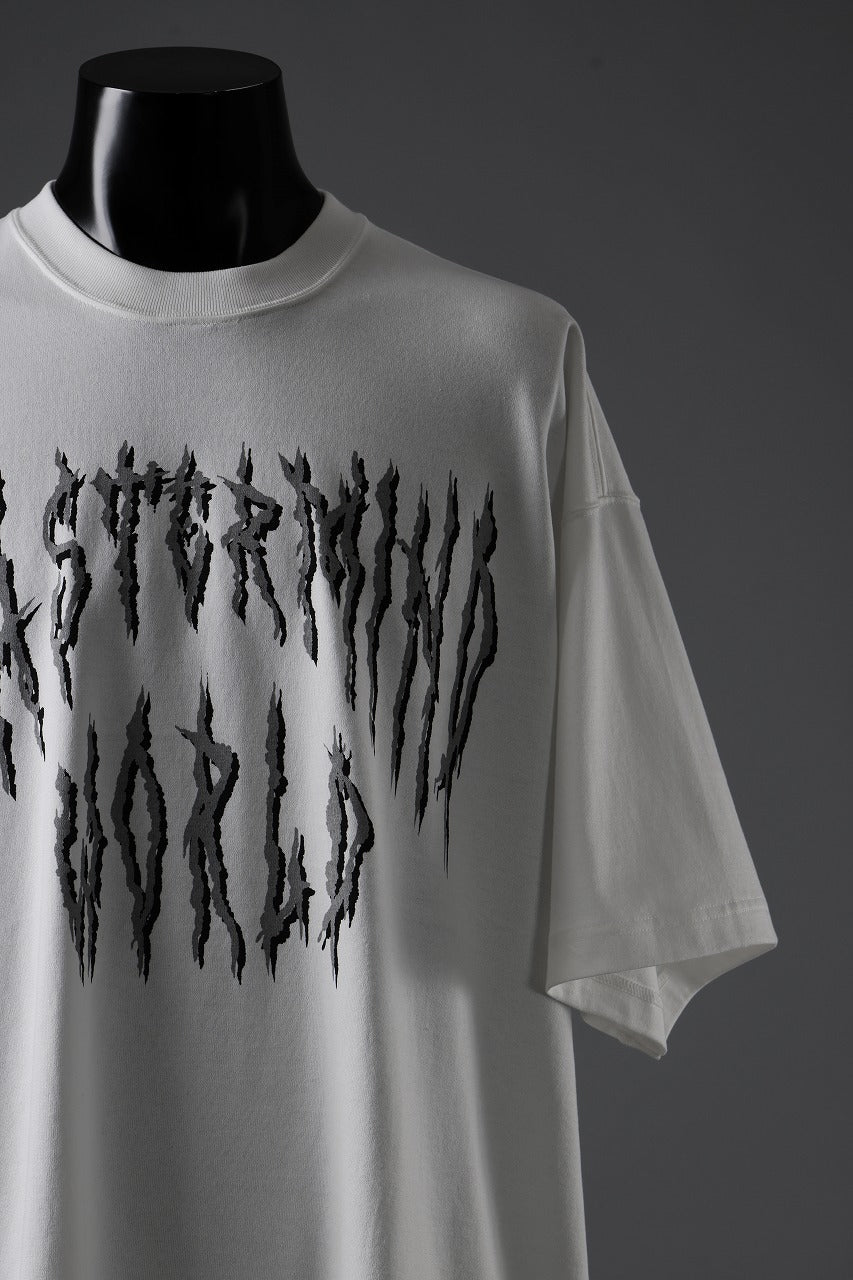 MASTERMIND WORLD DEATH METAL TEE / OVERSIZED (WHITE) - Image 6