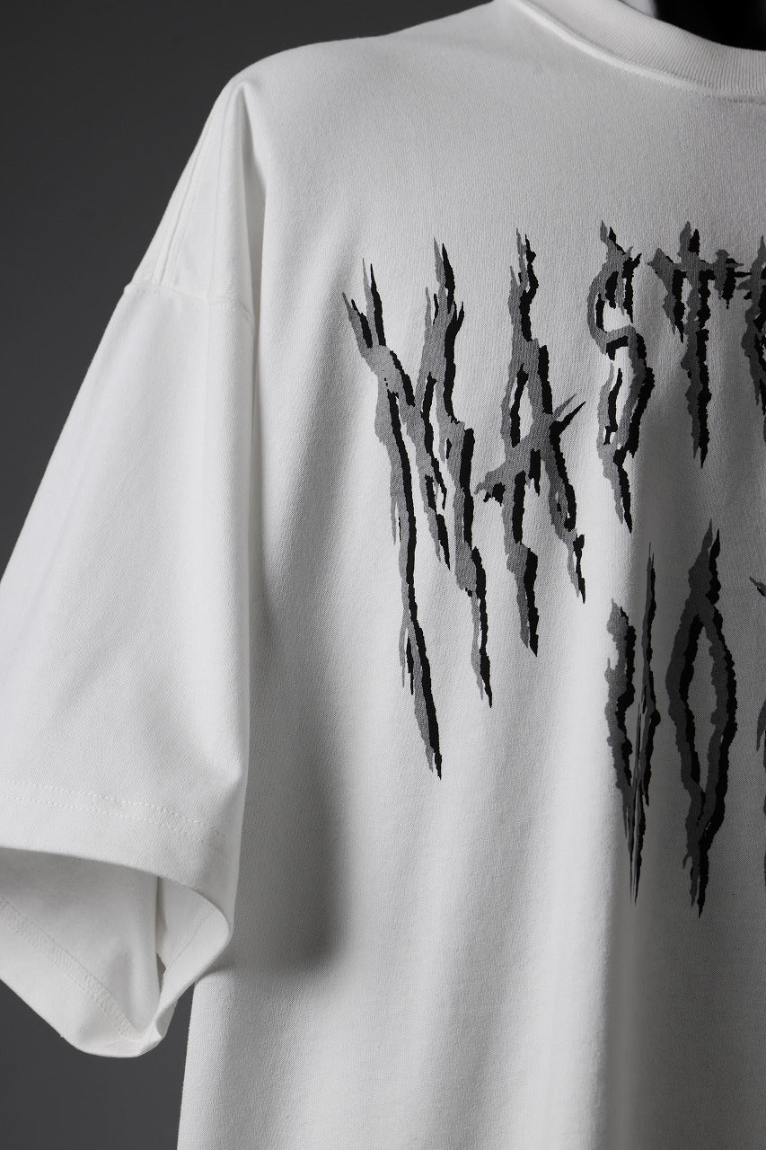 MASTERMIND WORLD DEATH METAL TEE / OVERSIZED (WHITE) - Image 8
