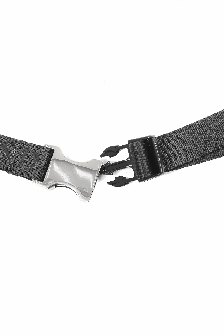 MASTERMIND WORLD DETACHABLE BUCKLE WOVEN BELT (BLACK) - Image 12