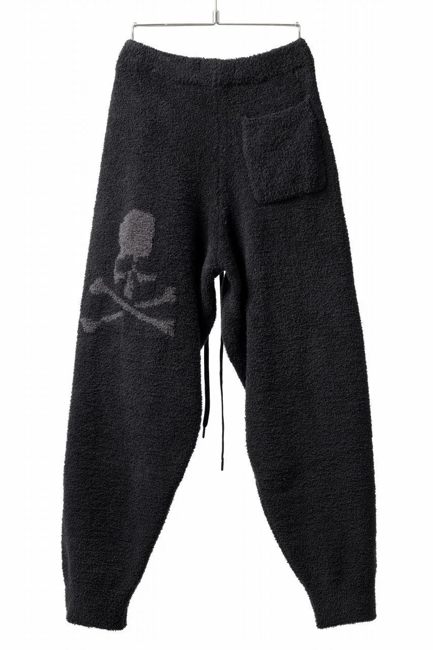 mastermind WORLD EASY JODHPURS PANTS / SOFTY BOA FLEECE (BLACK x CHARCOAL)