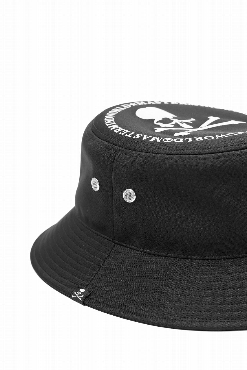 MASTERMIND WORLD FOAM RUBBER SKULL BUCKET HAT (BLACK) - Image 11