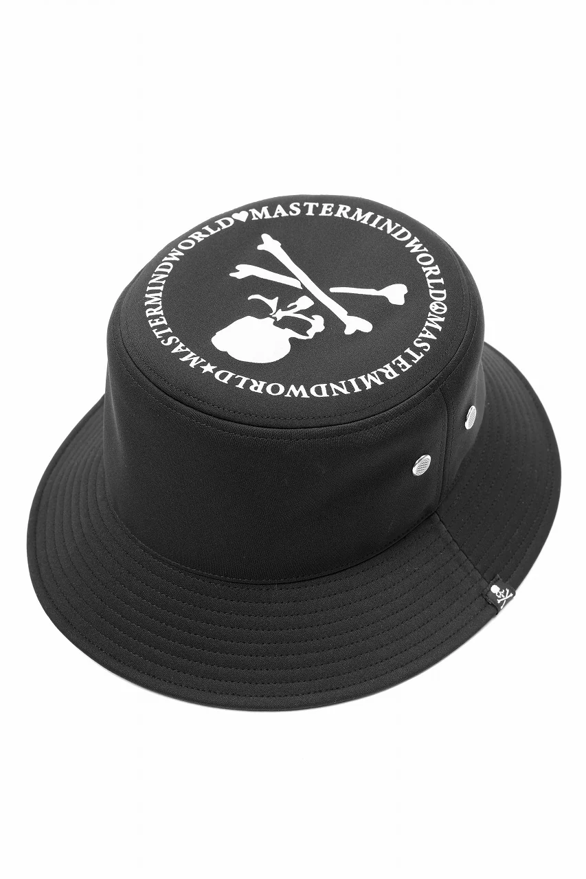 MASTERMIND WORLD FOAM RUBBER SKULL BUCKET HAT (BLACK) - Image 2