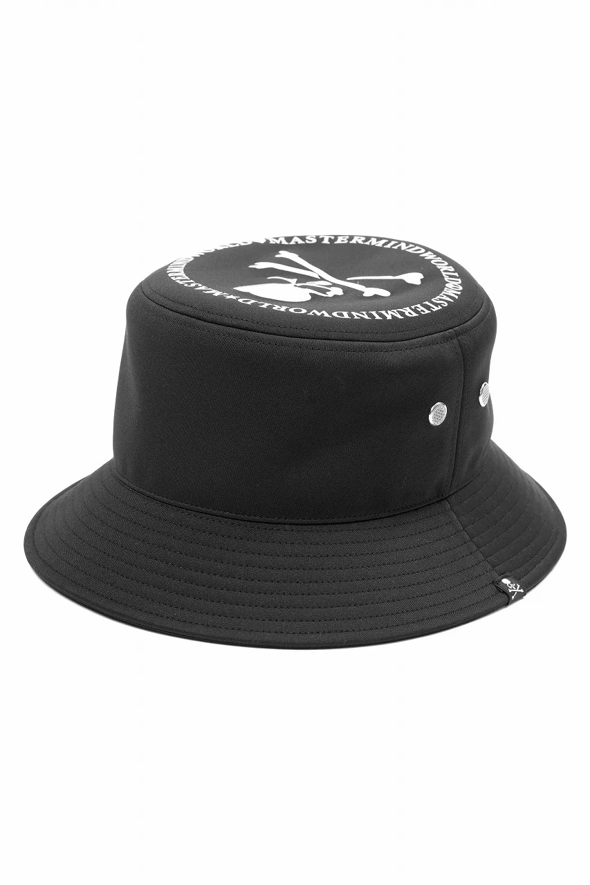 MASTERMIND WORLD FOAM RUBBER SKULL BUCKET HAT (BLACK) - Image 3
