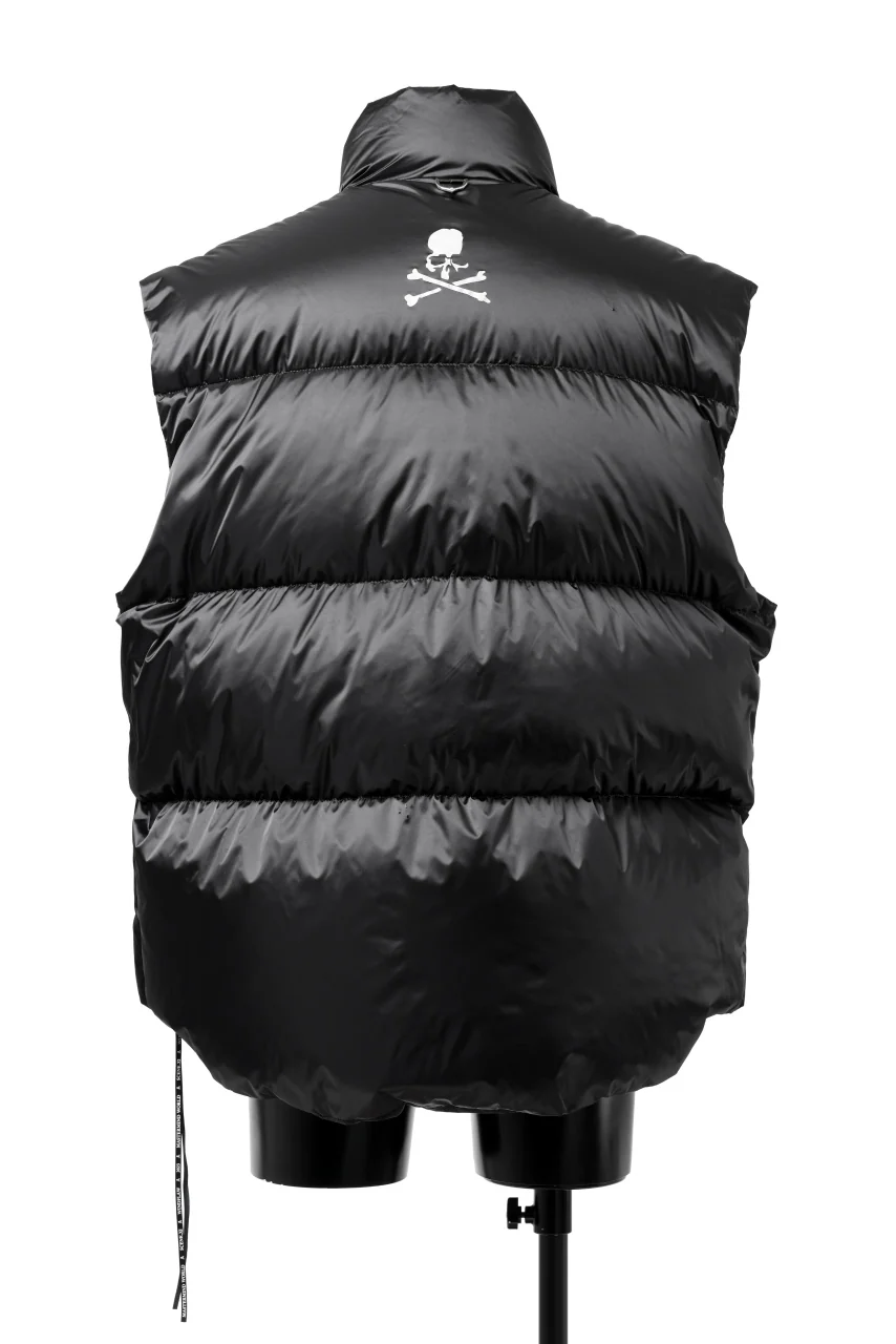 mastermind WORLD HIGH NECK DOWN VEST / KAWADA DOWN® (BLACK) - Image 5