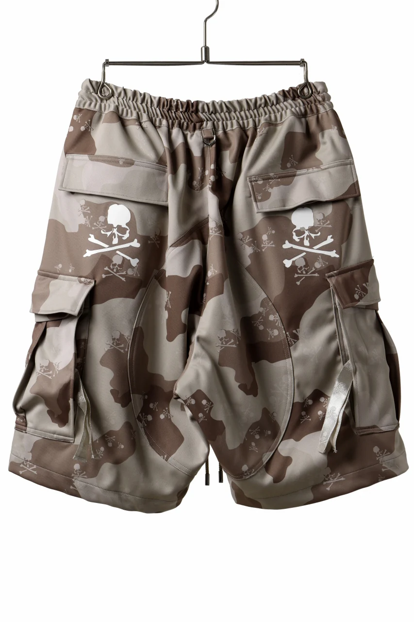 MASTERMIND WORLD JERSEY CAMO CARGO SHORTS (DESERT) - Image 13