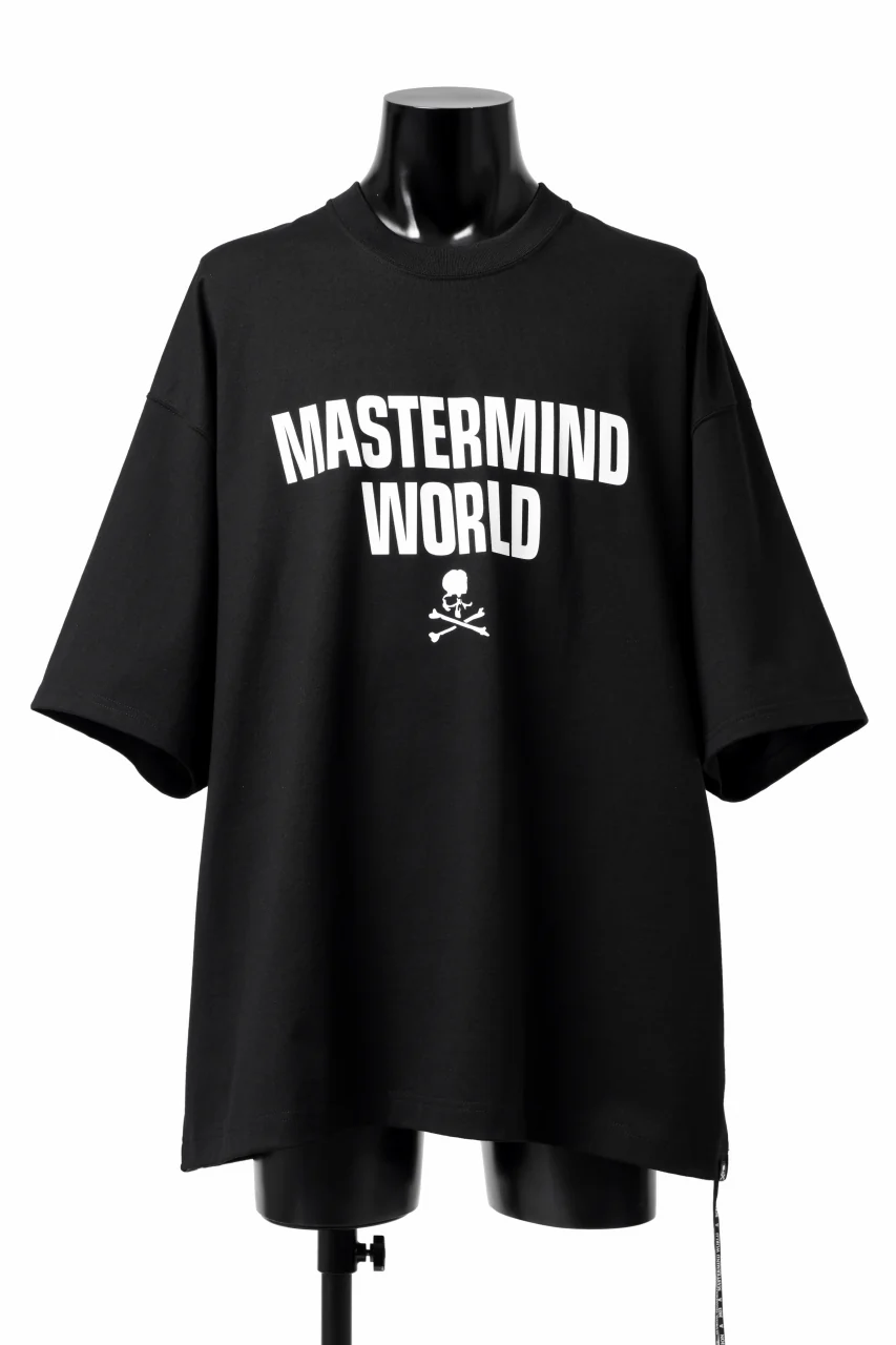 mastermind WORLD JUSTICE TEE / BOXY FIT (BLACK) - Image 2
