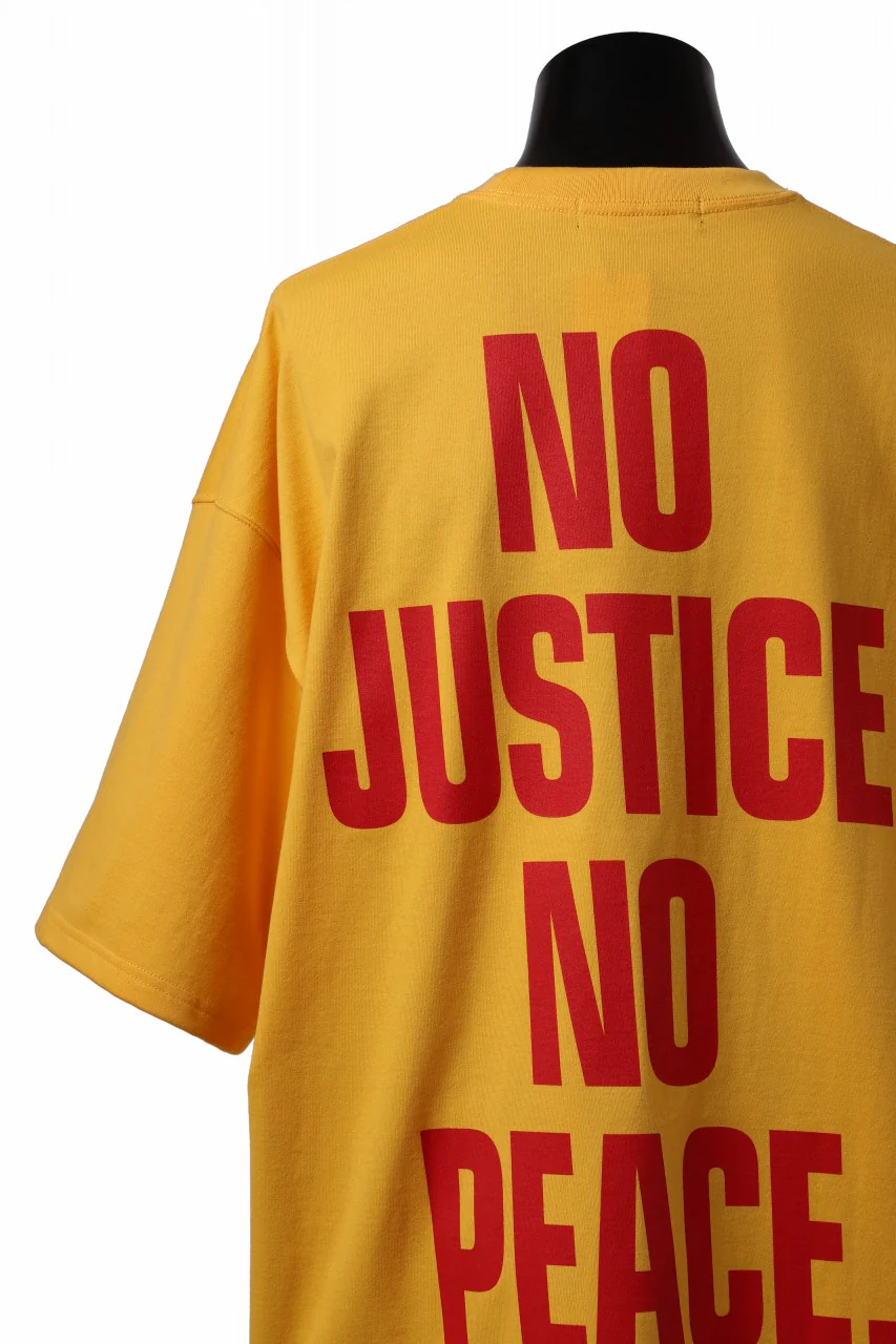 mastermind WORLD JUSTICE TEE / BOXY FIT (YELLOW) - Image 14