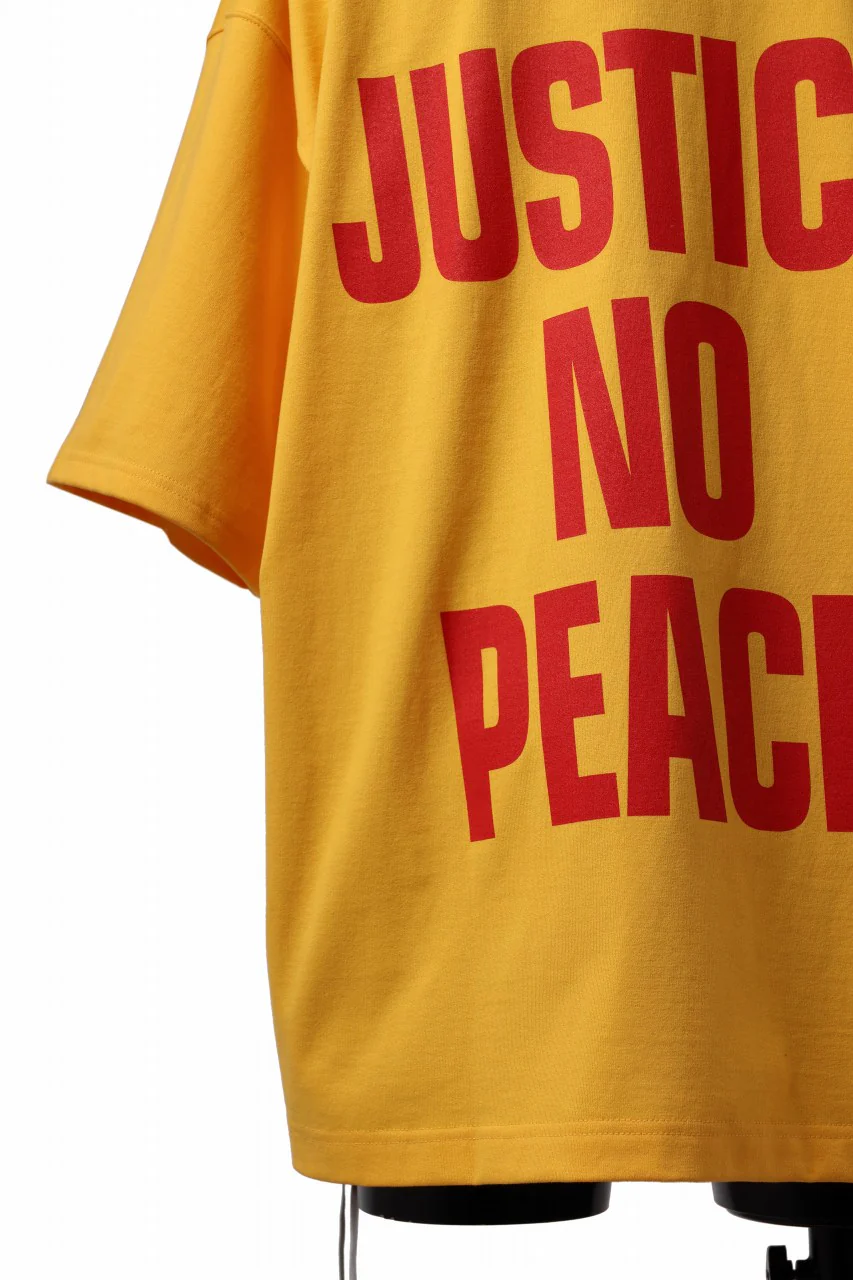 mastermind WORLD JUSTICE TEE / BOXY FIT (YELLOW) - Image 16