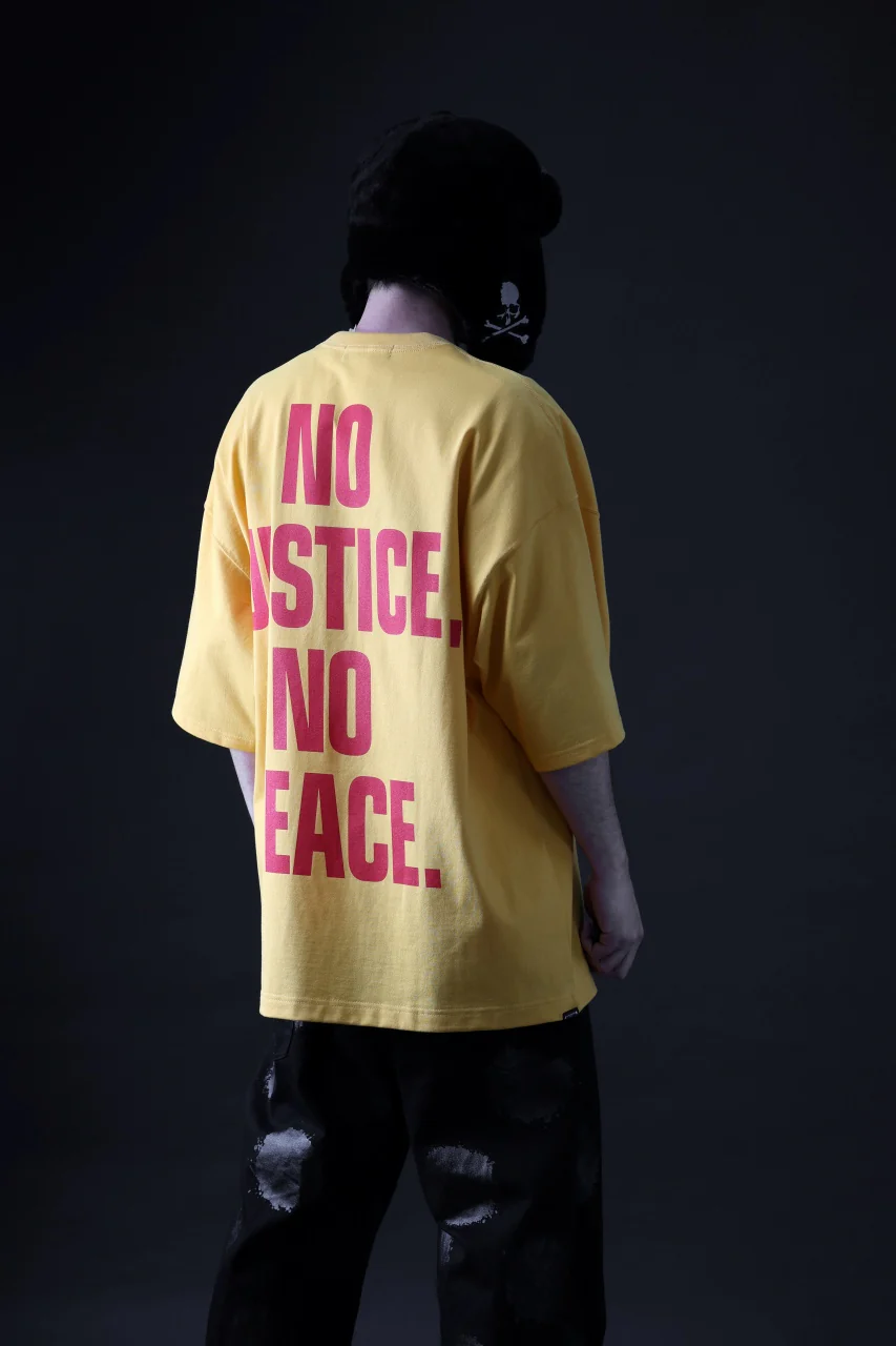 mastermind WORLD JUSTICE TEE / BOXY FIT (YELLOW) - Image 28