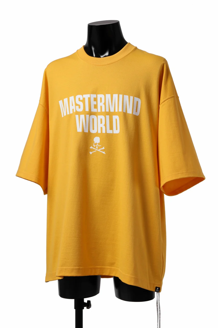 mastermind WORLD JUSTICE TEE / BOXY FIT (YELLOW) - Image 6