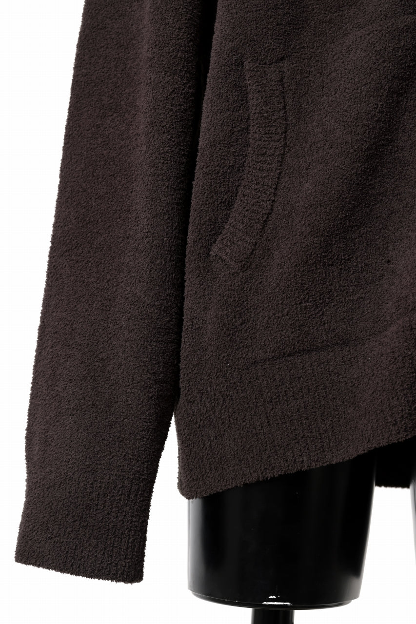 MASTERMIND WORLD LOUNGE FULL-ZIP HOODIE / SOFTY BOA FLEECE (BROWN x SAND) - Image 8