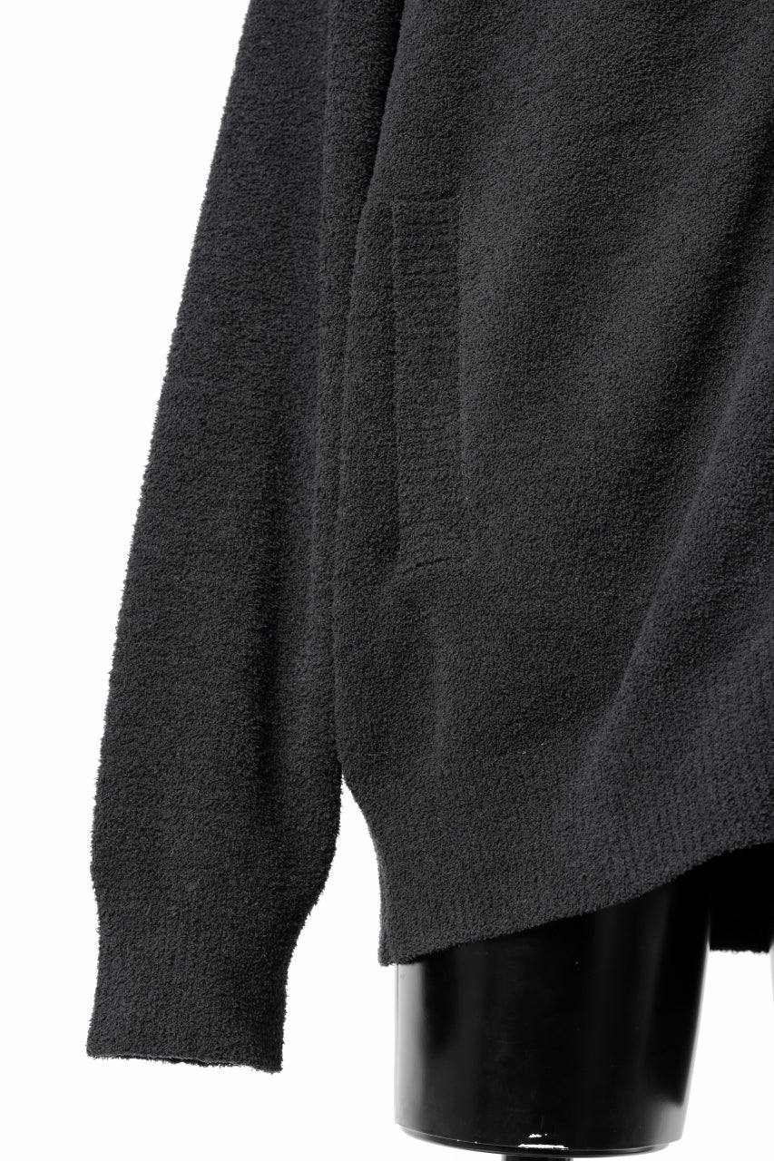 MASTERMIND WORLD LOUNGE FULL-ZIP TRACK JACKET / SOFTY BOA FLEECE (BLACK x WHITE) - Image 14