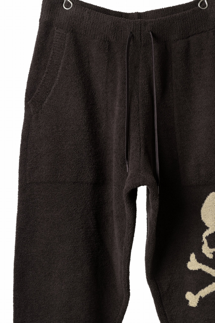 MASTERMIND WORLD LOUNGE LONG PANTS / SOFTY BOA FLEECE (BROWN x SAND) - Image 11