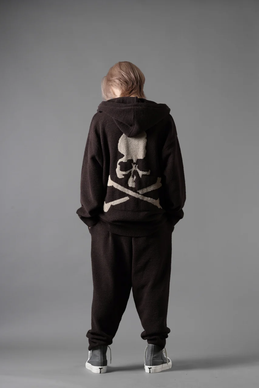 MASTERMIND WORLD LOUNGE LONG PANTS / SOFTY BOA FLEECE (BROWN x SAND) - Image 17
