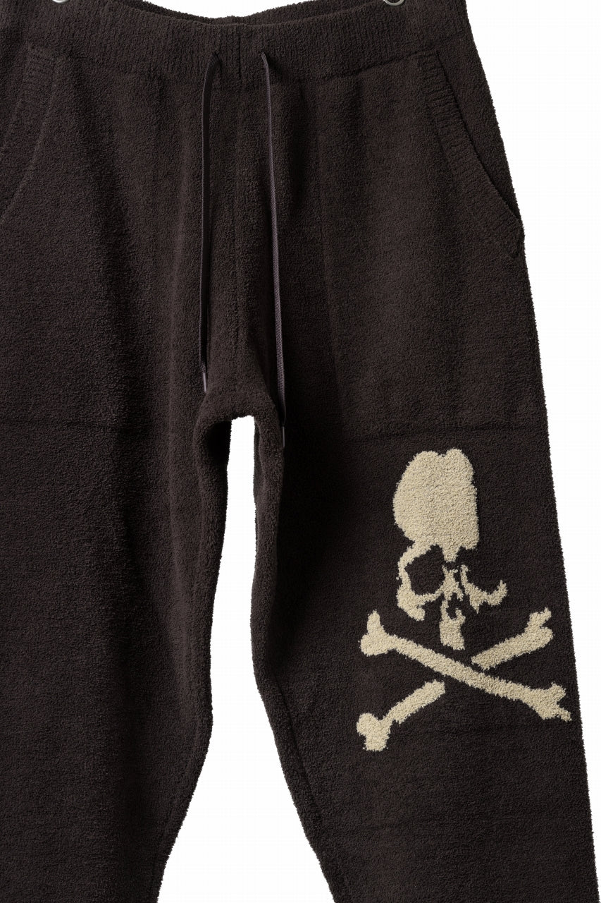 MASTERMIND WORLD LOUNGE LONG PANTS / SOFTY BOA FLEECE (BROWN x SAND) - Image 5