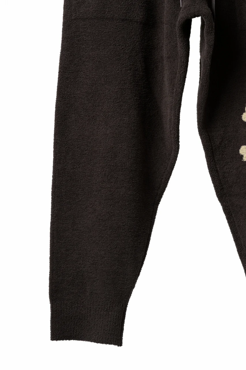 MASTERMIND WORLD LOUNGE LONG PANTS / SOFTY BOA FLEECE (BROWN x SAND) - Image 9