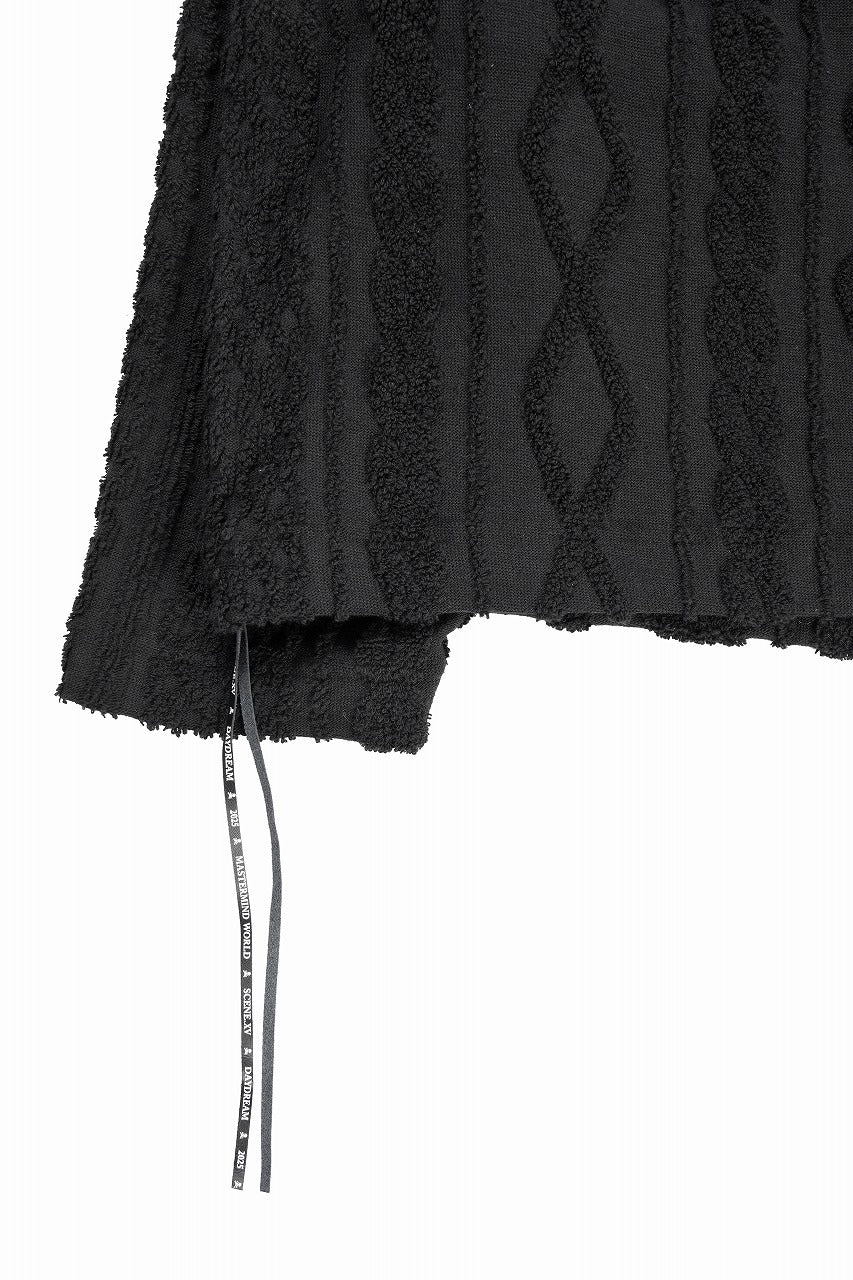 MASTERMIND WORLD OG ARAN CARDIGAN (BLACK) - Image 11